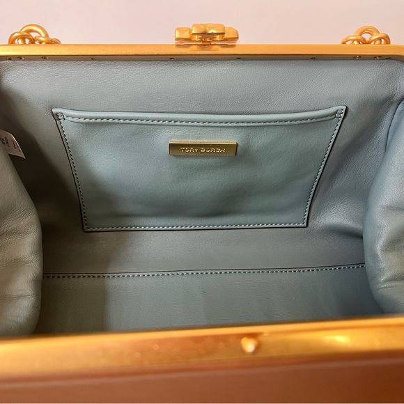 Tory Burch - Runway Item - Large Cleo Clasp/Pouch/ Kisslock Bag - Picture 10 of 12